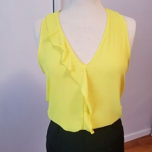 Banana Republic - yellow sleeveless top